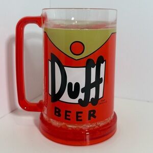 The Simpsons Duff Beer Mug Bar Cup "Crushed Ice" 16oz Universal Studios 2011